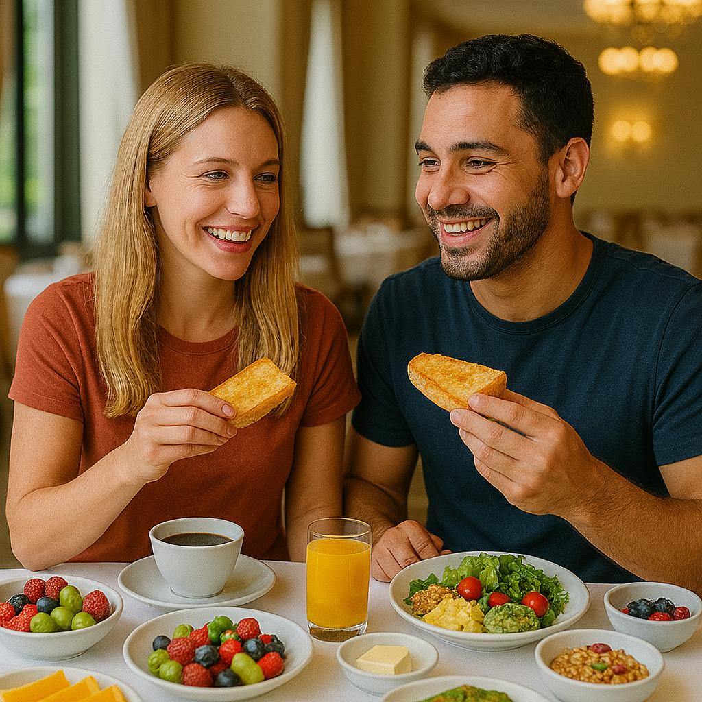 O casal que ama brunch